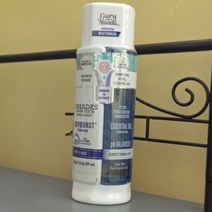GuruNanda Whitening Mouthwash Dual Chamber 20 oz New Sealed